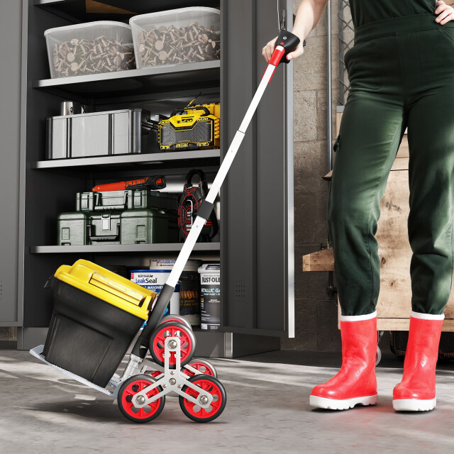 4goodz Steekwagen trapklimmer opvouwbaar trolley max70kg - 3366795 large