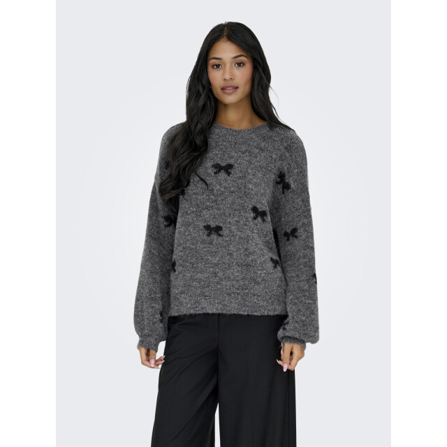 Only Onlbrunhilda life ls bow o-neck knt 15361150 large