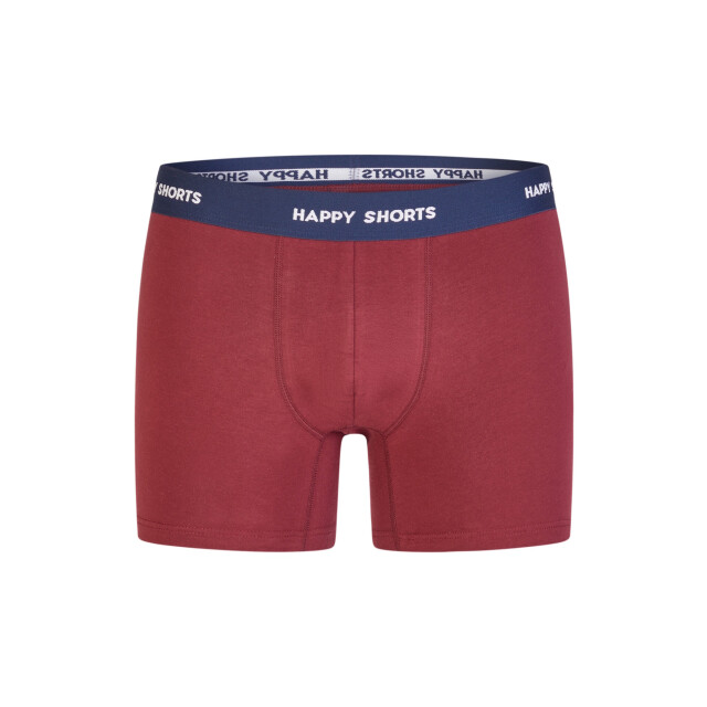 Happy Shorts Heren boxershorts kerst 2-pack donkerblauw/bordeaux HS-J-1198 large