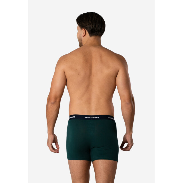 Happy Shorts Heren boxershorts kerst 2-pack donkerblauw/groen HS-J-1199 large