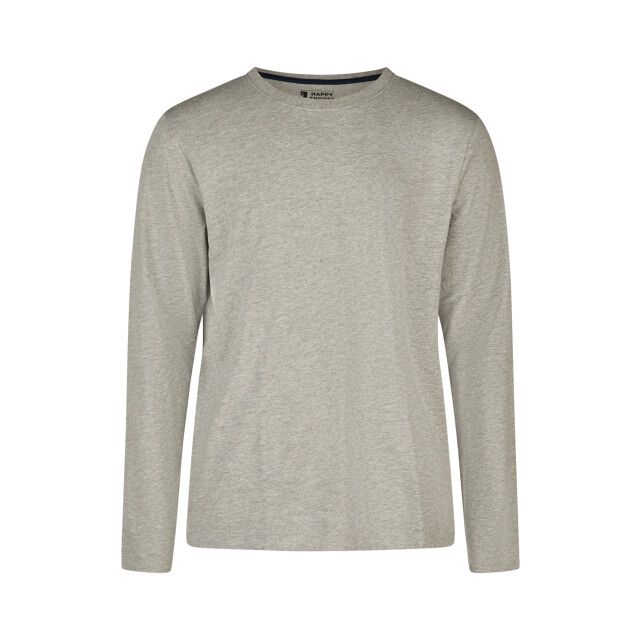 Happy Shorts Heren kerst pyjama set shirt + broek grijs/donkerblauw zuurstok print HS-1208-HSM-25-11 large