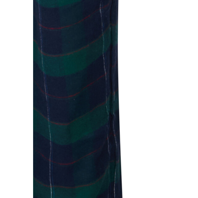 Happy Shorts Heren pyjama broek lang donkerblauw/groen geruit flanel HS-1207-HSM-25-5 large