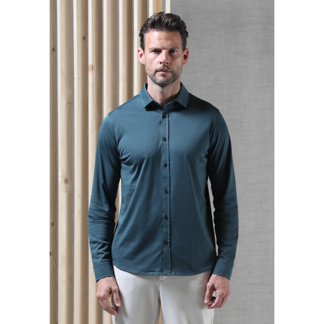 Gabbiano Heren overhemd tone 333510 5001 forest green Gabbiano 333510 5001ForestGreen large