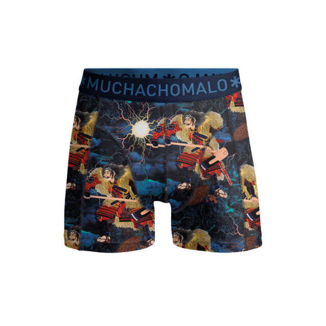 Muchachomalo 12-pack boxer short print/ print/black/blue heren boxers - Print/Black/Blue/Men 12-Pack Boxer Short Print/ large