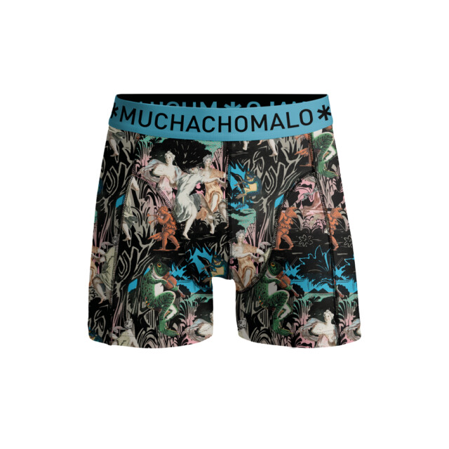 Muchachomalo 12-pack boxer short print/ print/black/blue heren boxers - Print/Black/Blue/Men 12-Pack Boxer Short Print/ large