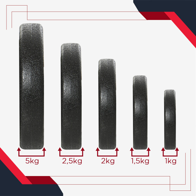 4goodz Homcom halterset 30kg thuistraining dumbels 3388037 large