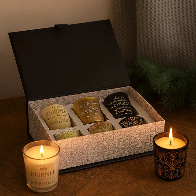 WDMT Luxe geurkaarsen cadeaubox – 6 kaarsen voor ontspanning & sfeer 3386390 large
