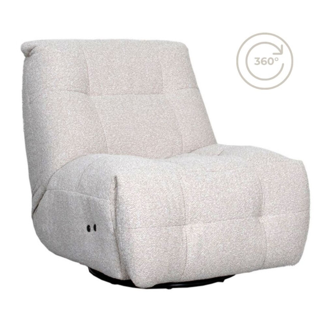 Home67 Relaxfauteuil just chill naturel boucle elektrisch 3377391 large
