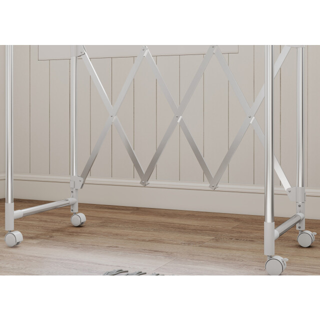 4goodz Metalen kledingrek verrijdbaar garderobestandaard uitschuifbaar 3388061 large