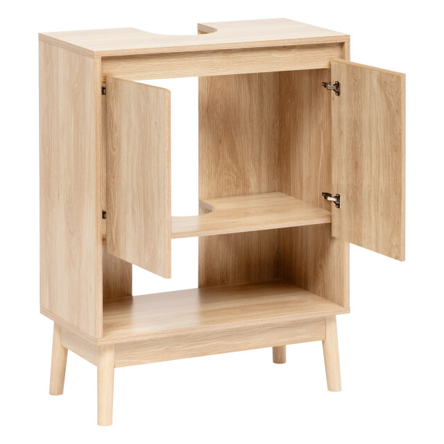 4goodz Badkamerset abana met kolomkast en wastafelonderkast - 3388065 large