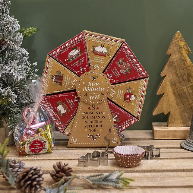 WDMT Adventskalender patisserie cadeau wiel beige 3386383 large