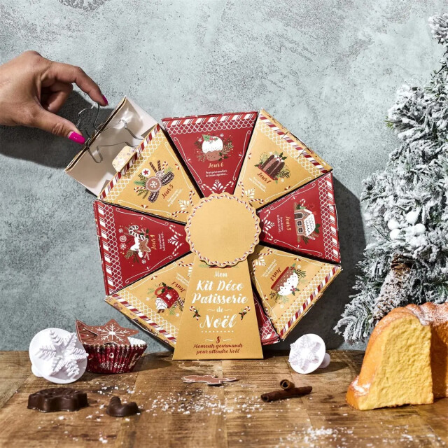 WDMT Adventskalender patisserie cadeau wiel beige 3386383 large