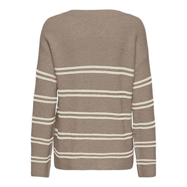 Only Onlibi ls stripe v-neck cc knt 15360753 large