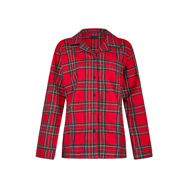 Happy Shorts Dames kerst pyjama set shirt + broek geruit flanel HS-1203-HSW-25-8 large