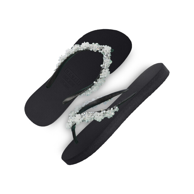 Uzurii Precious bloom white dames slippers, , maat: 18.742.72 large