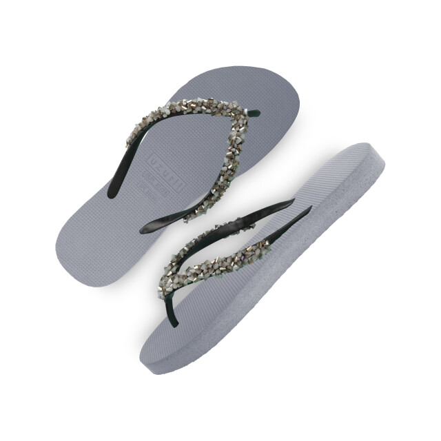 Uzurii Classic aby silver dames slippers, , maat: 18.467.00 large