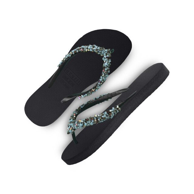 Uzurii Classic aby baby blue dames slippers, , maat: 18.475.92 large