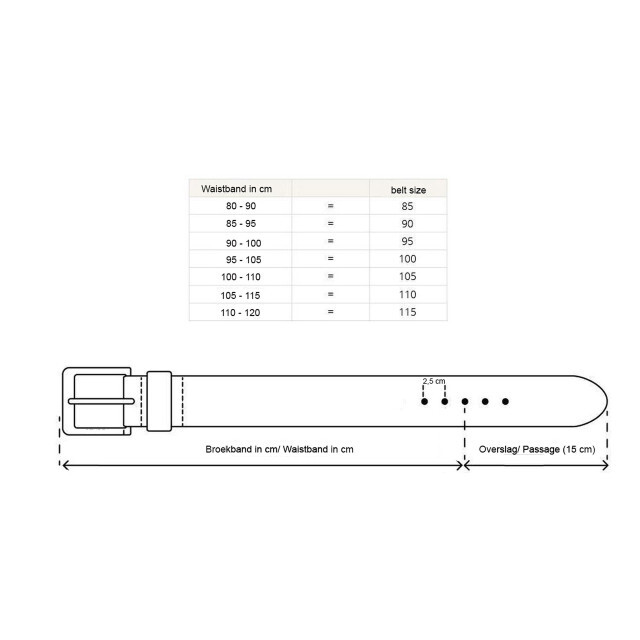 Mayura Boots Broekriem 1020- castana 12996723 Bruin|105 large