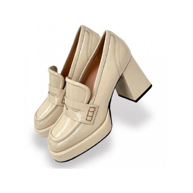 Evaluna 9820 lak in prachtige tint met gouden accesoire 16479650 Beige|37,5 large