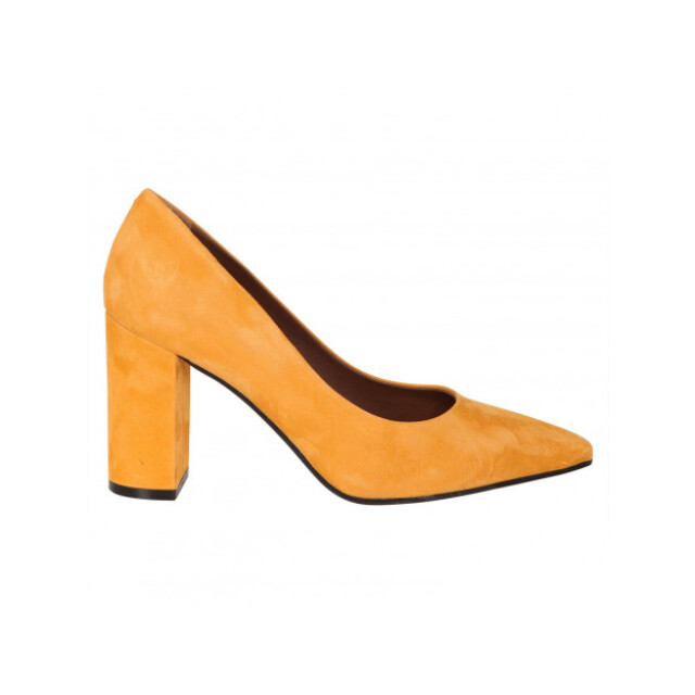 Evaluna El1791 prachtige suède pump van hoge kwaliteit in ( flecce) de mode trend 13192289 Oranje|40,5 large