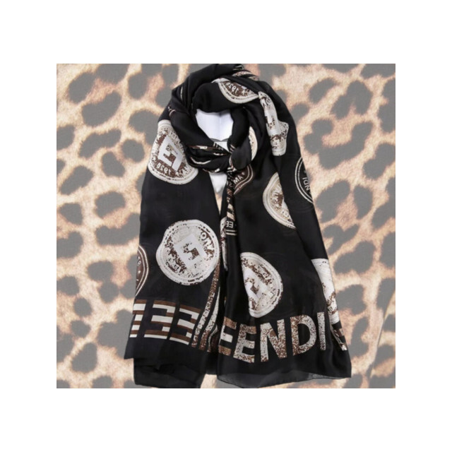 The Dezzy Factory Frederique scarf 18882145 Bruin|One size large