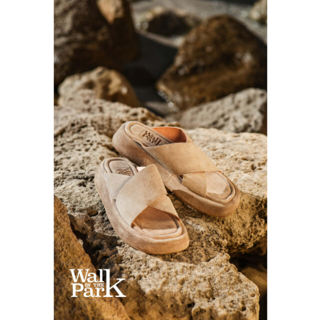 Walk in the Park D100 suède slipper 13517354 Blauw|41 large