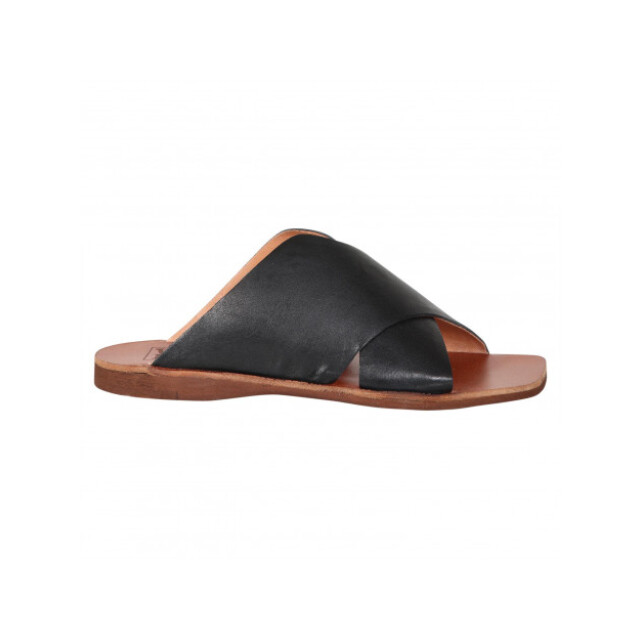 Walk in the Park D091 lederen slipper 13517123 Zwart|36 large