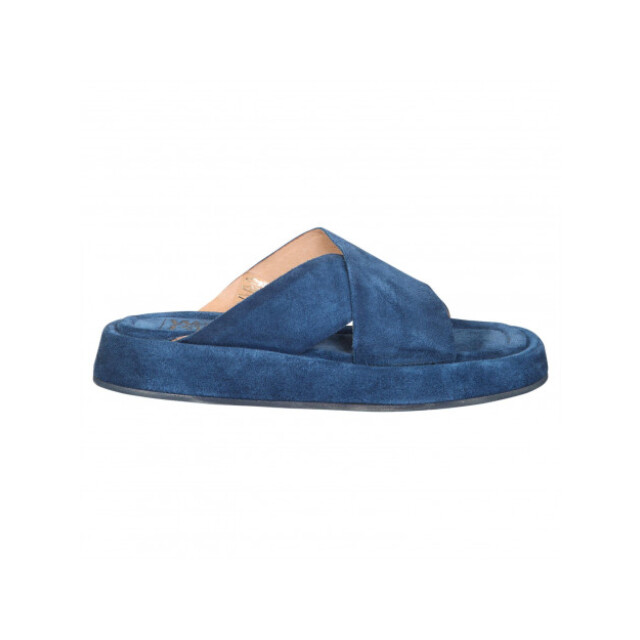 Walk in the Park D100 suède slipper 13517354 Blauw|41 large