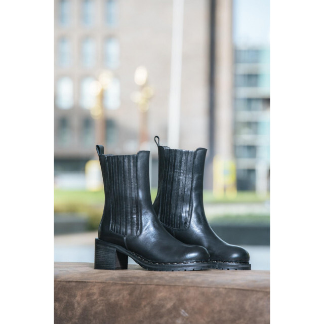 Walk in the Park Wp 19 leer halfhoog laarsje 16480199 Zwart|41 large