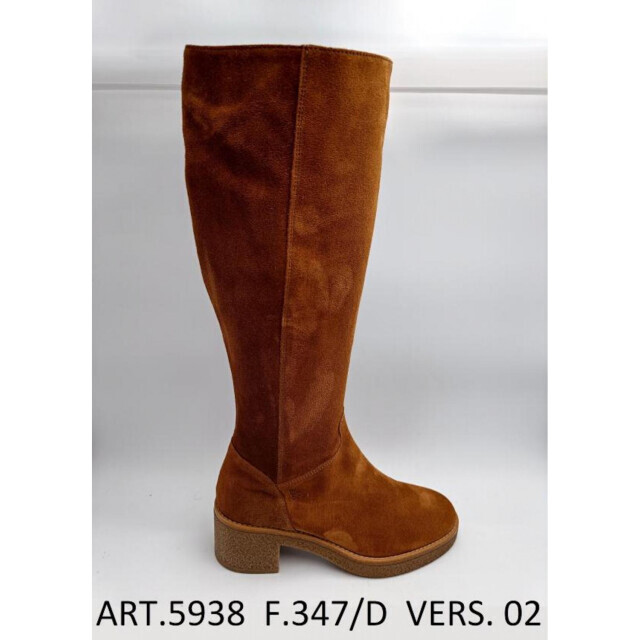 DL Sport Hoge suède laars 19603473 Camel|41 large