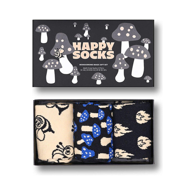 Happy Socks Monochrome magic gift set 16375097 Zwart|36-40 large