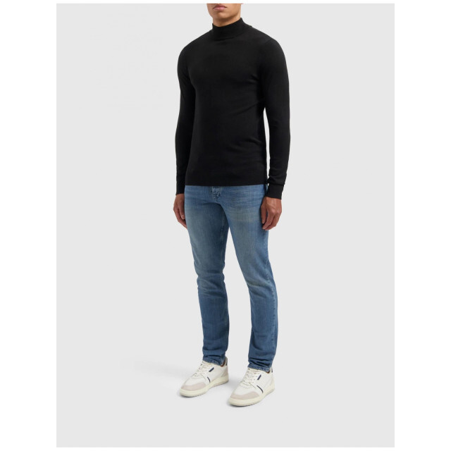 Purewhite Mock neck 17547128 Zwart|XXL large
