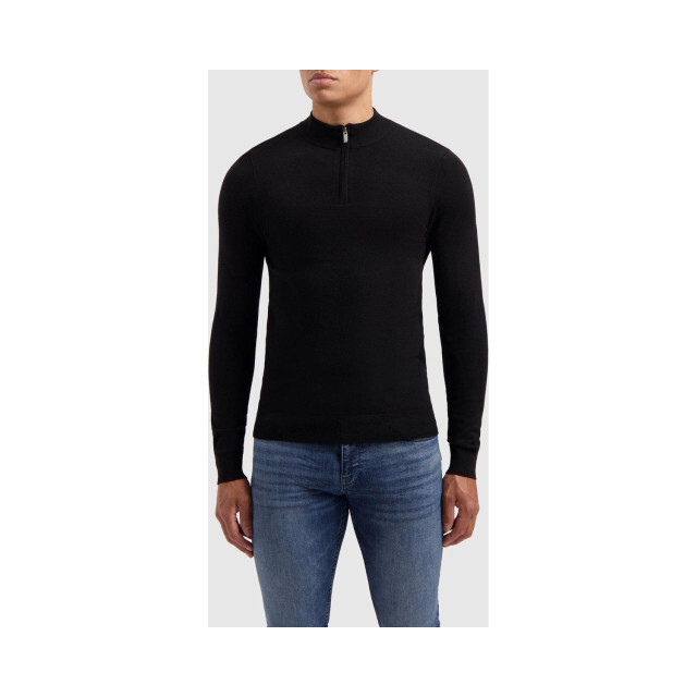 Purewhite Zipper knit 17592398 Zwart|XL large