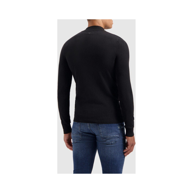 Purewhite Zipper knit 17592398 Zwart|XL large
