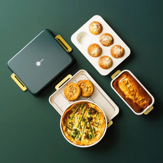 Greenpan Bistro airfryer accessoires 8-delige bakset CC010215-001 large