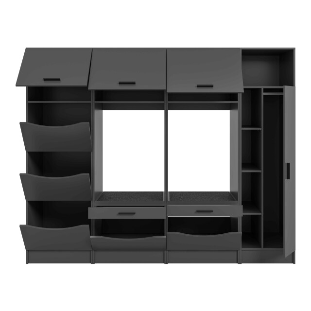 Furnilux Wasmachinekasten ombouw 4-delige badkamerkastset free 242x195x68 cm in 3389194 large