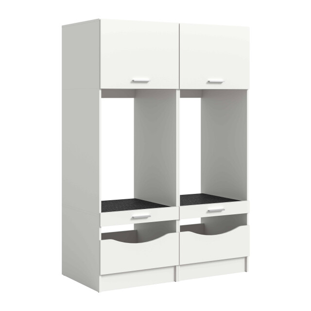 Furnilux Wasmachine ombouw 2 delige set 133 cmx195 cmx68 cm 3389126 large