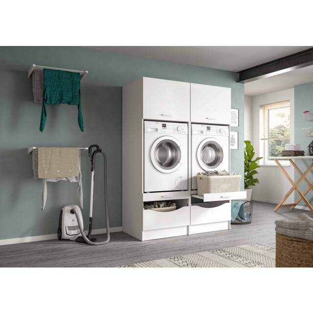 Furnilux Wasmachine ombouw 2 delige set 133 cmx195 cmx68 cm 3389126 large