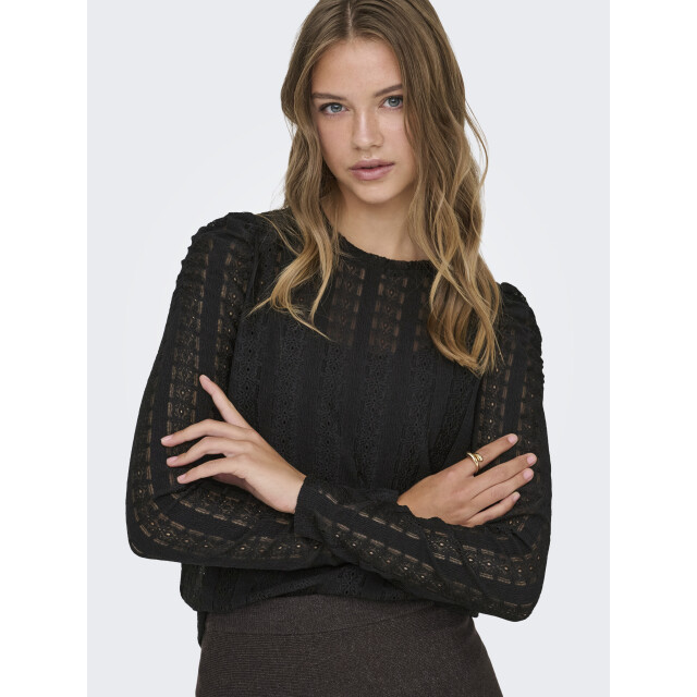 Only onlmelanie l/s o-neck top jrs 15365094 - 06615.991.0100 large