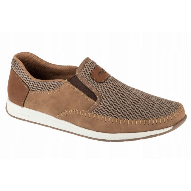 Rieker Heren honingraat suède mocassins UTPP6912_brown large