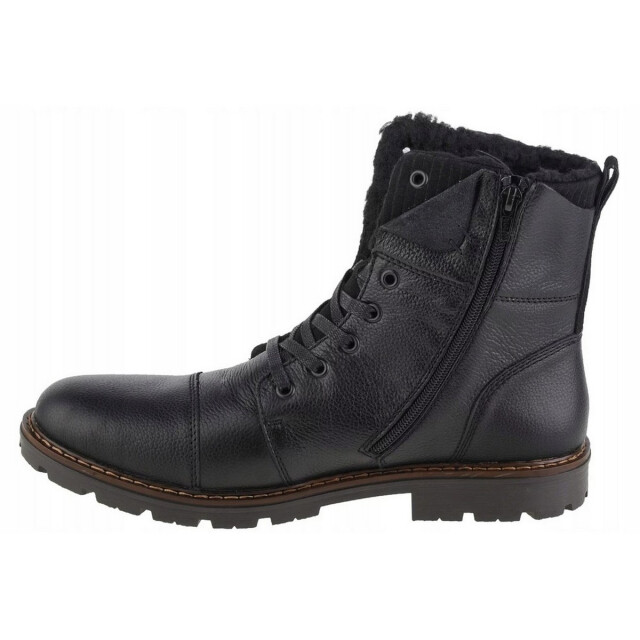 Rieker Heren ecologisch leren enkellaarsjes UTPP6925_black large