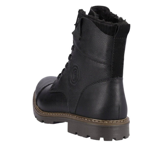 Rieker Heren ecologisch leren enkellaarsjes UTPP6925_black large