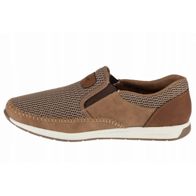Rieker Heren honingraat suède mocassins UTPP6912_brown large