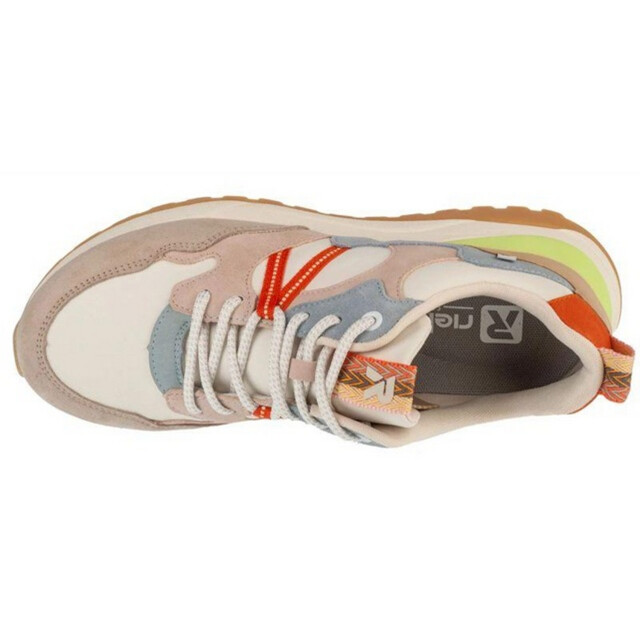 Rieker Dames suède veterschoenen sportschoenen UTPP6727_multicoloured large