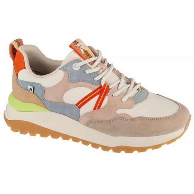 Rieker Dames suède veterschoenen sportschoenen UTPP6727_multicoloured large