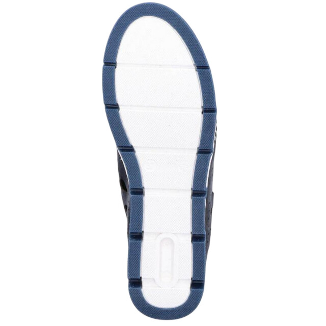 Rieker Dames uitgesneden leren schoenen UTPP6459_navyblue large