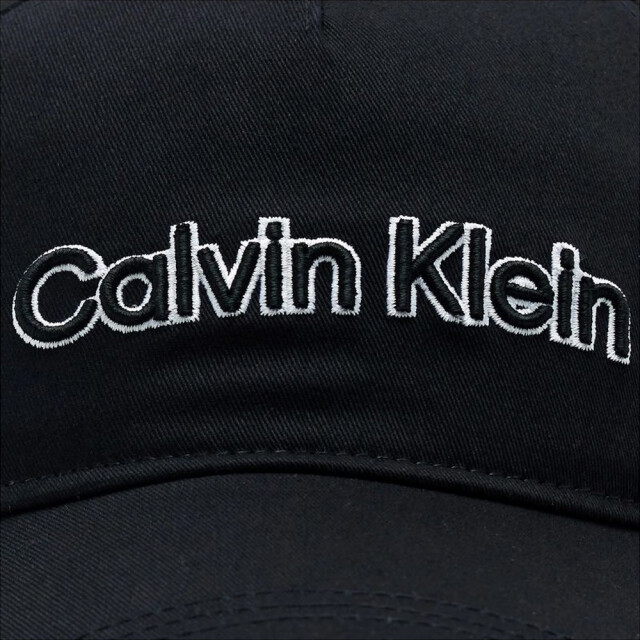 Calvin Klein Geborduurd logo katoenen baseballpet UTPP599_black large