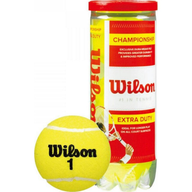 Wilson Tennisballen championship extra duty (verpakking van 3) UTPP6201_yellow large
