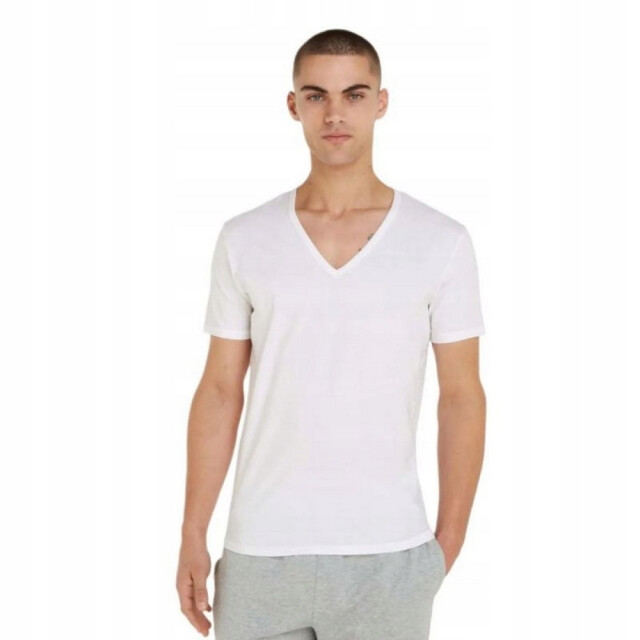 Calvin Klein Heren slim t-shirt met v-hals (set van 2) UTPP5368_white large