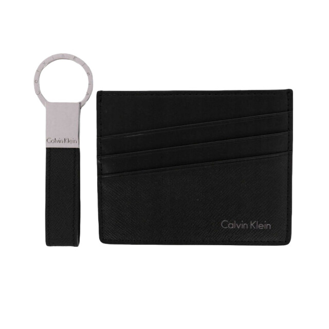 Calvin Klein Logo leren kaarthouderset UTPP4357_black large